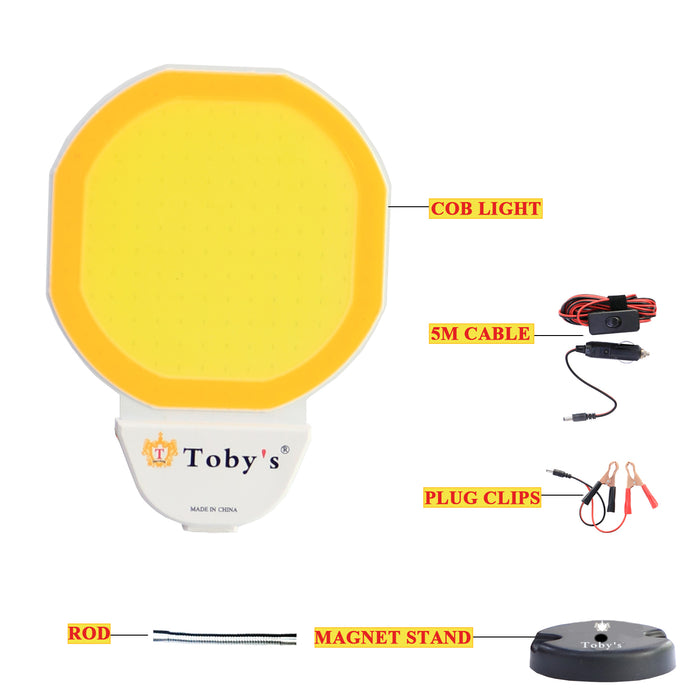 COB LED Octagon Shape White/Yellow Light 4000LM (Toby's CRL N-08)