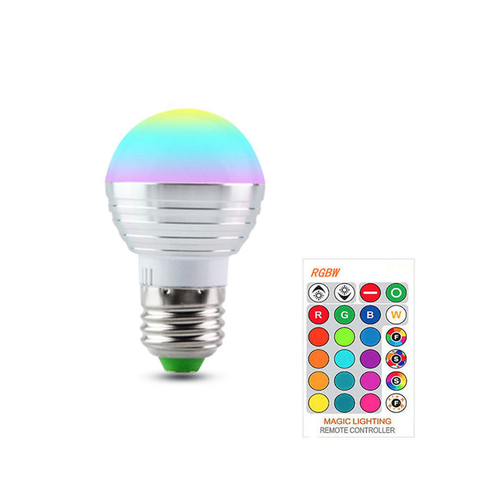 Remote Control LED Colorful Bulb (Small)