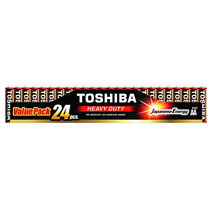 TOSHIBA Heavy Duty AA (24) Batteries