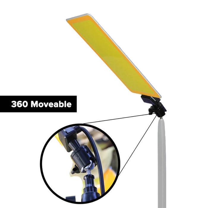 Camping LED White/Yellow Light Stand/Rod 2500LM (Toby's)