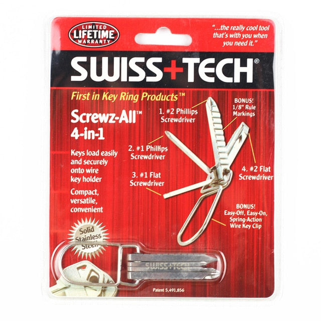 Swiss+Tech Screwz-All 4 in 1 Multi-Tool